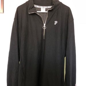 (L) VS PINK 1/4 zip Pullover